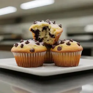 Cottage Cheese Chocolate Chip Muffins