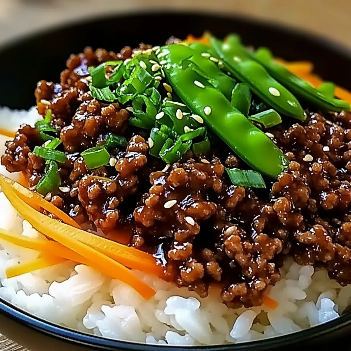Korean Ground Beef Bowls