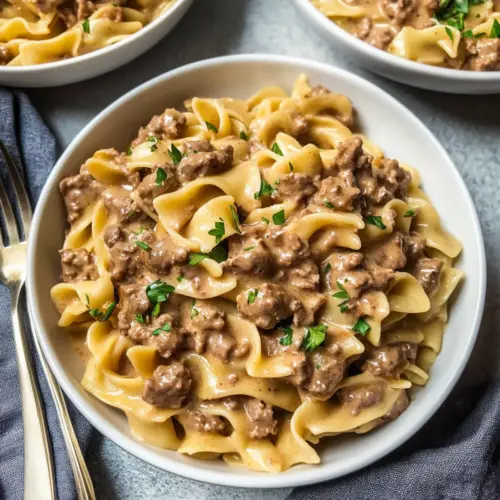 Ground Beef Stroganoff (Dairy Free)