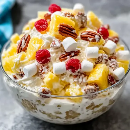 Pineapple Pecan Cheesecake Salad