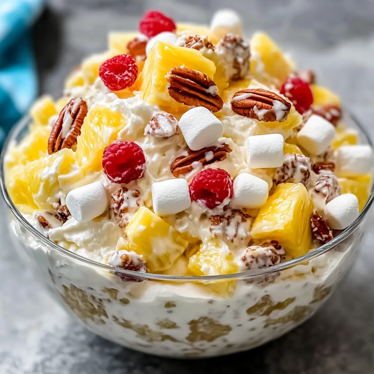 Pineapple Pecan Cheesecake Salad