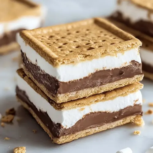 Gooey Frozen S’mores Sandwich