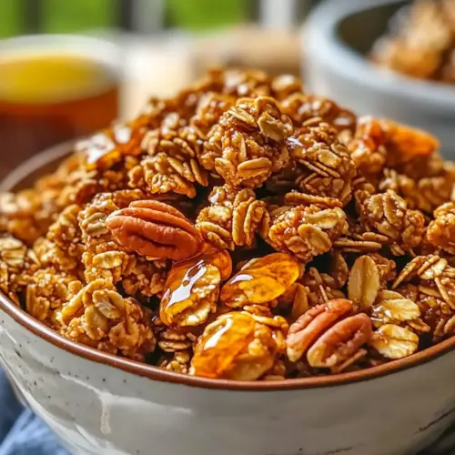 Golden Maple Pecan Granola