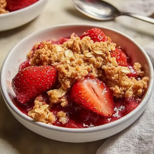 Strawberry Crumble