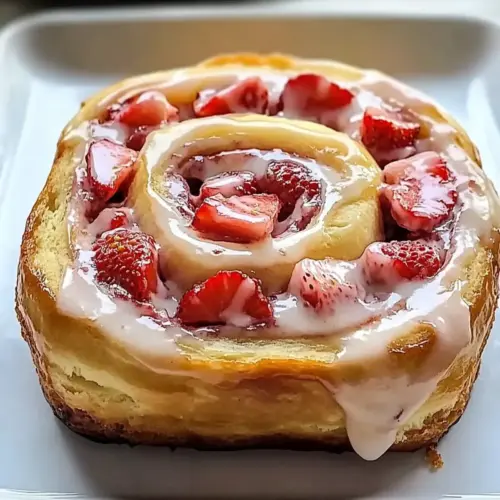 Fluffy Strawberry Rolls