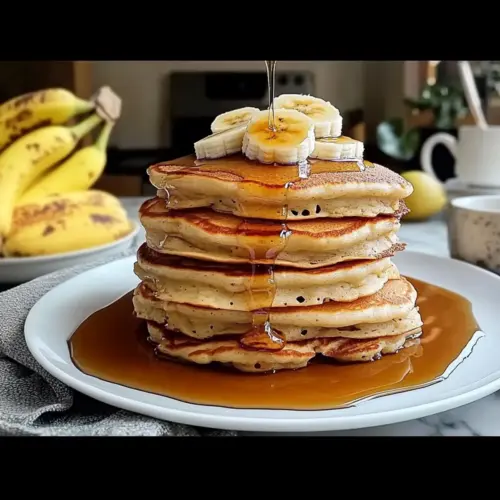 Fluffy Banana Pancakes