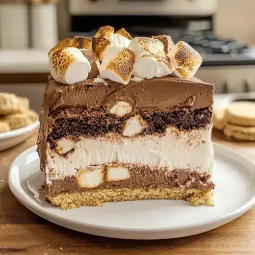 S’more Ice Cream Cake