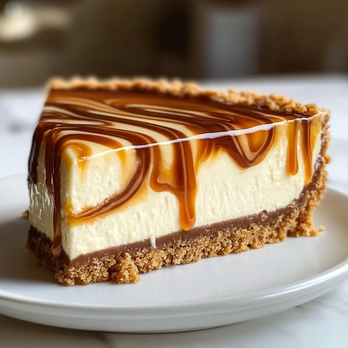 Caramel Swirl Cheesecake
