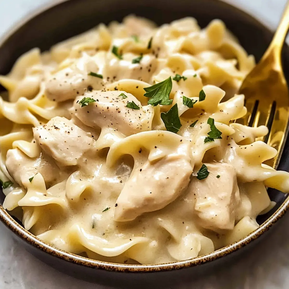 Easy One Pot Chicken and Noodles