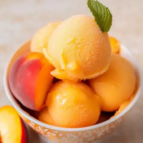 Perfect Peach Sorbet