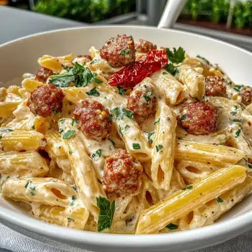 Creamiest Italian Sausage Pasta