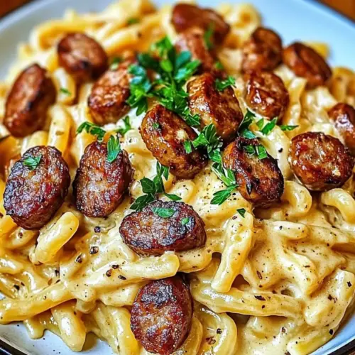 Cajun Smoked Sausage Alfredo Pasta