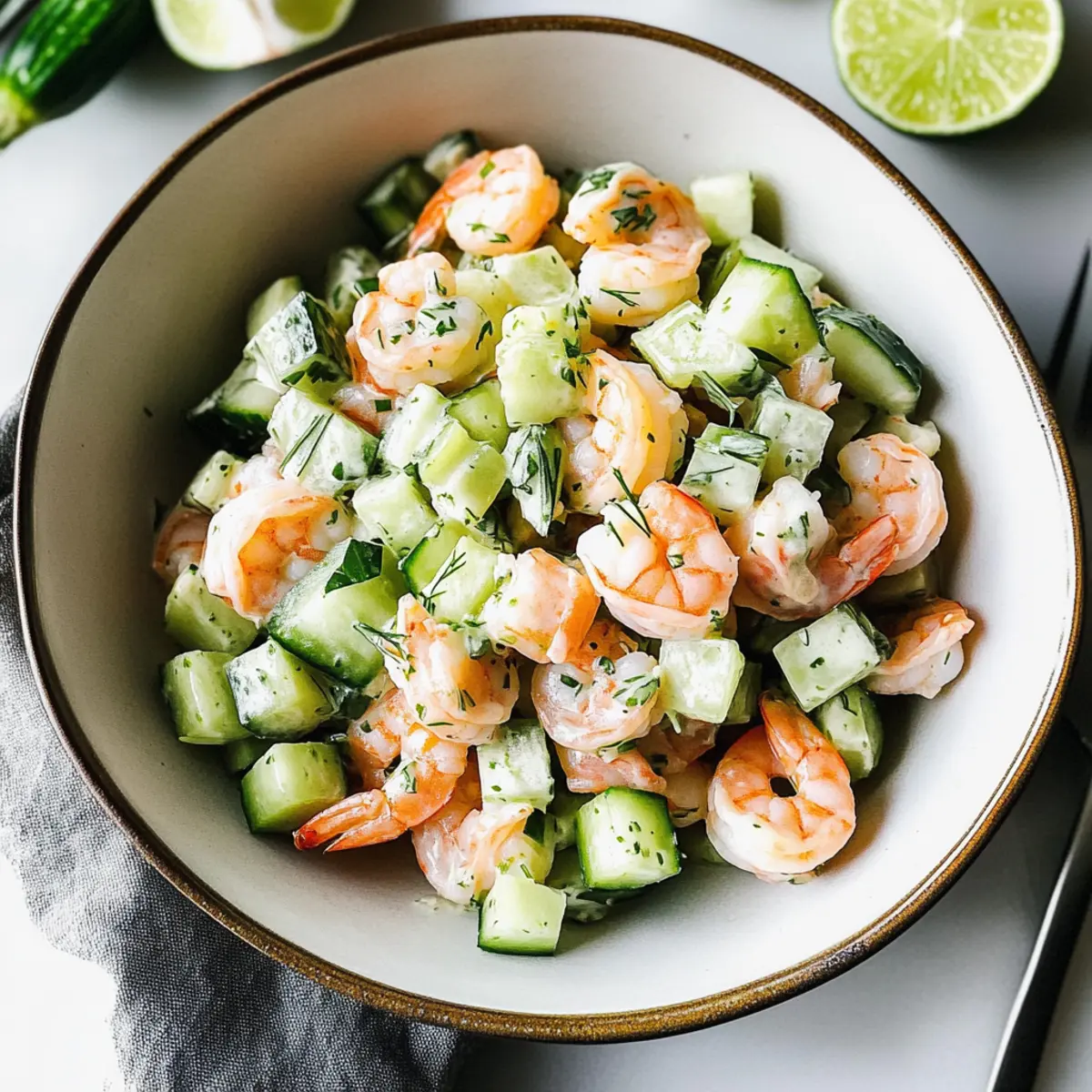 Cucumber Shrimp Salad