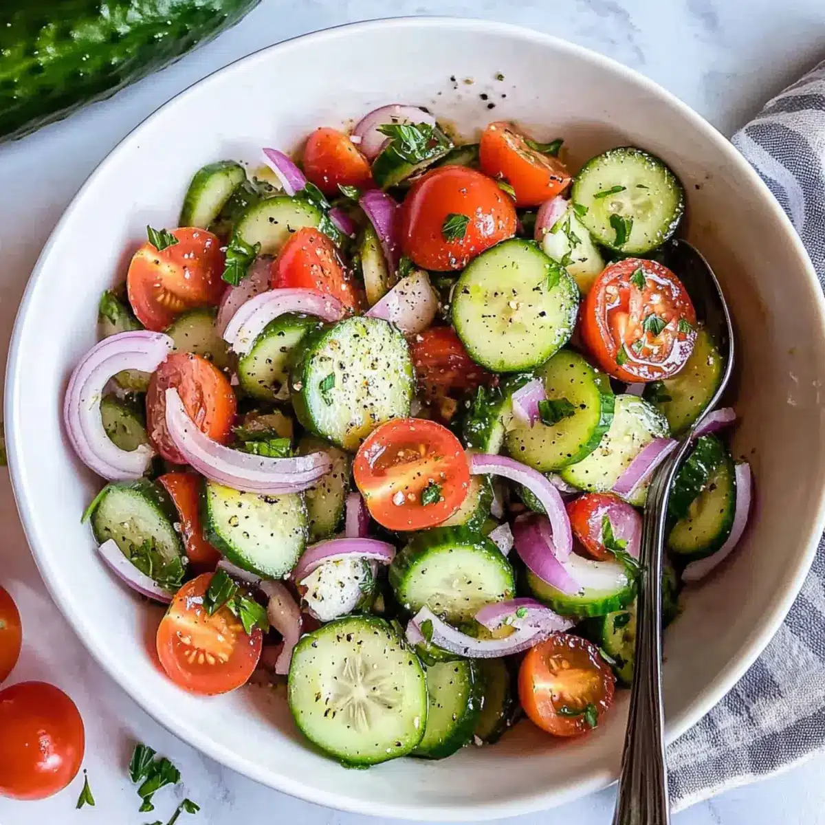 Cucumber Tomato Salad