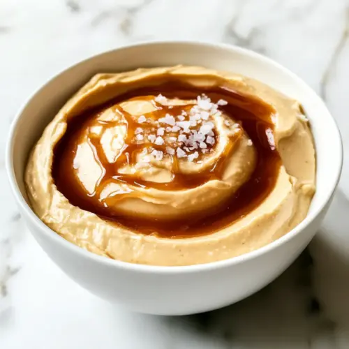 Salted Caramel Cottage Cheese Mousse