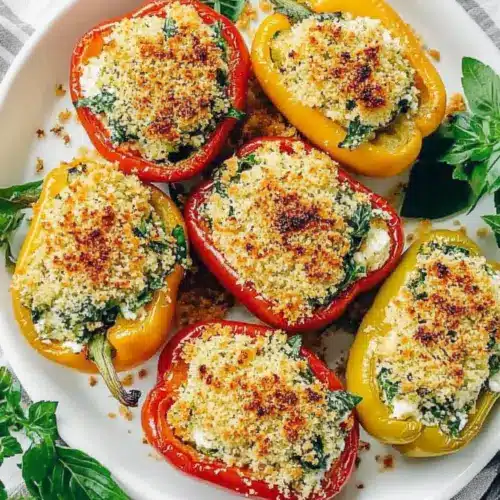 Tuscan Ricotta Stuffed Peppers