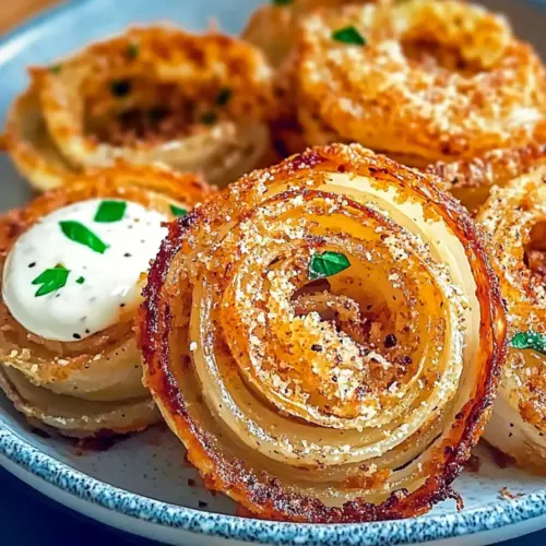 Viral Parmesan Onion Rings