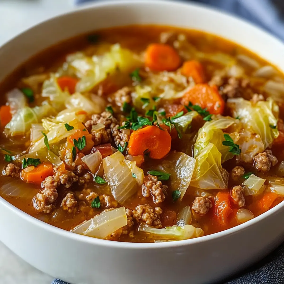 Cooking Authentic Cabbage Soup