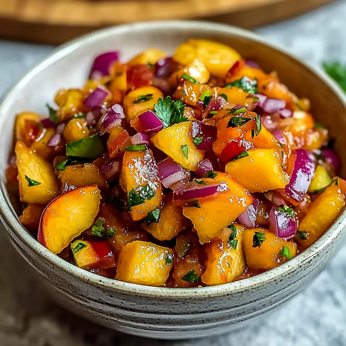 Fresh Peach Salsa
