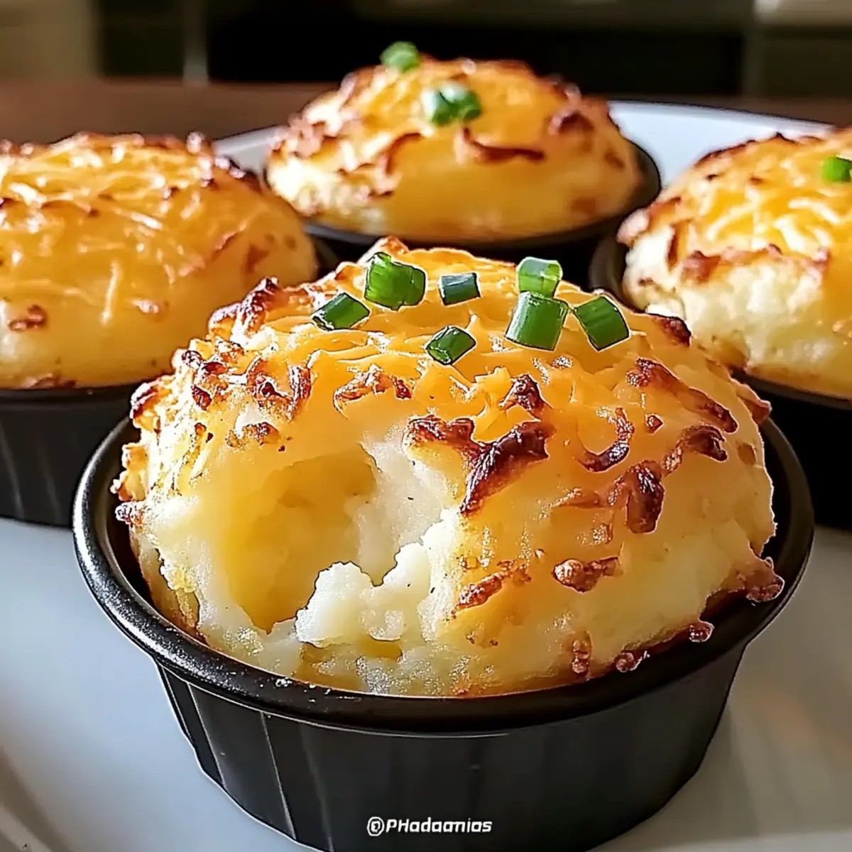 Cheesy Mashed Potato Puffs