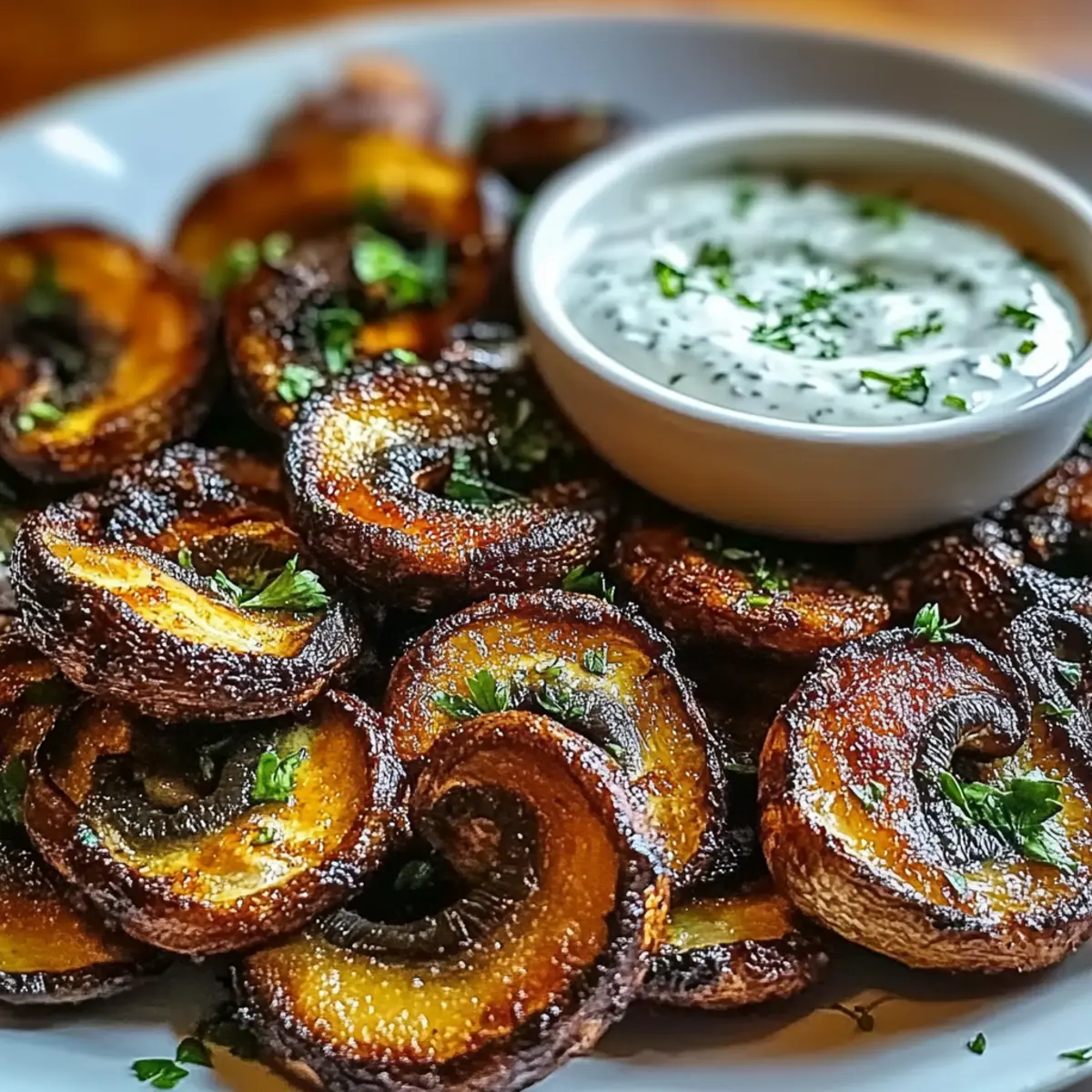 Crispy Roasted Mushrooms