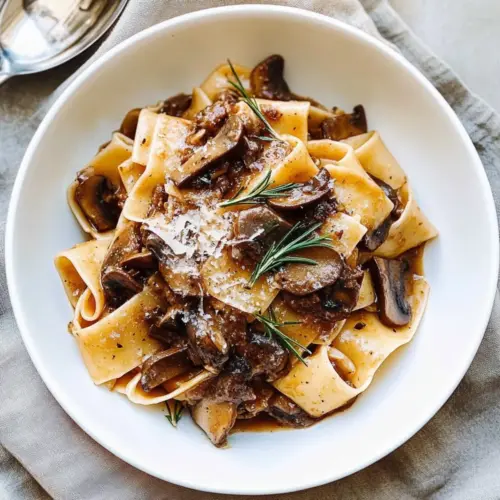 Portobello Mushroom Pappardelle