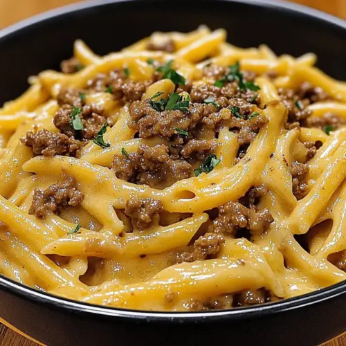 Beef and Garlic Butter Pasta