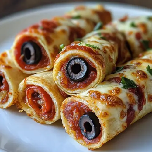 Tortilla Pizza Rolls