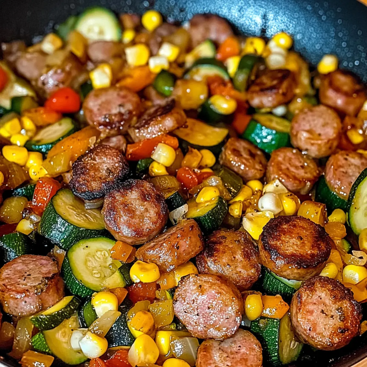 Sausage Summer Skillet: