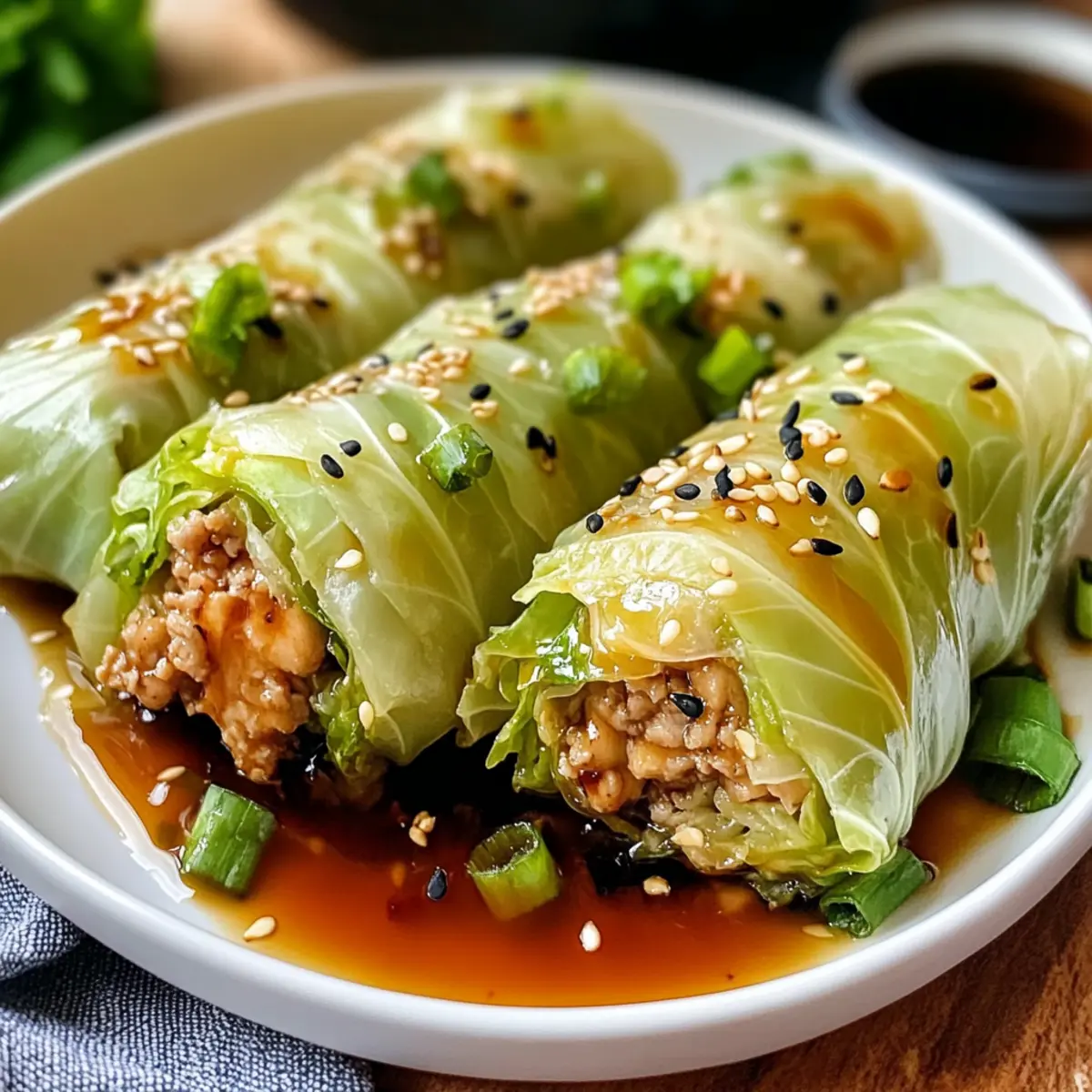 Savory Napa Cabbage Rolls