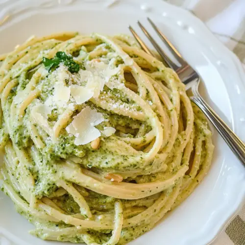 10-Minute Creamy Pesto Pasta
