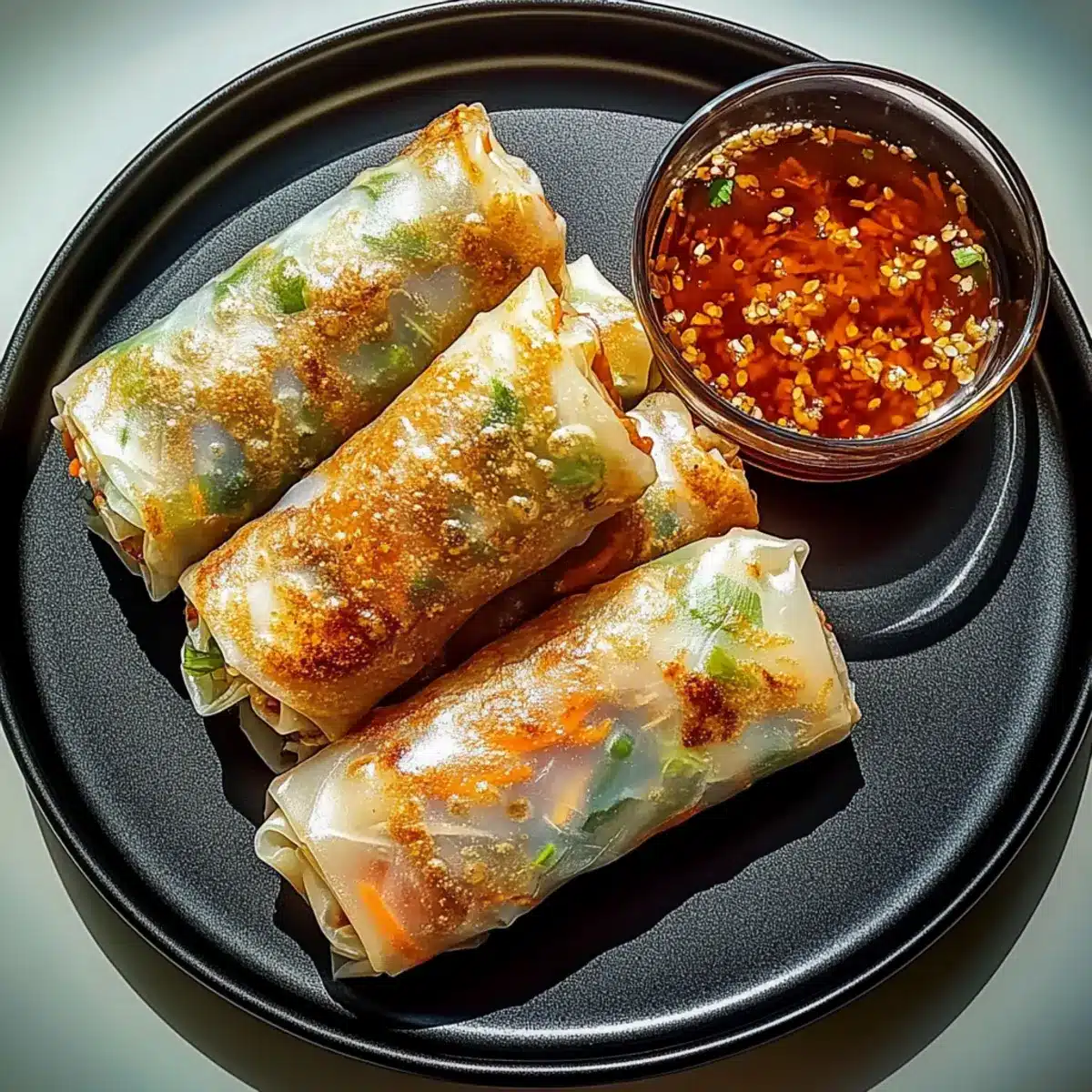 Air Fryer Rice Paper Noodle Rolls