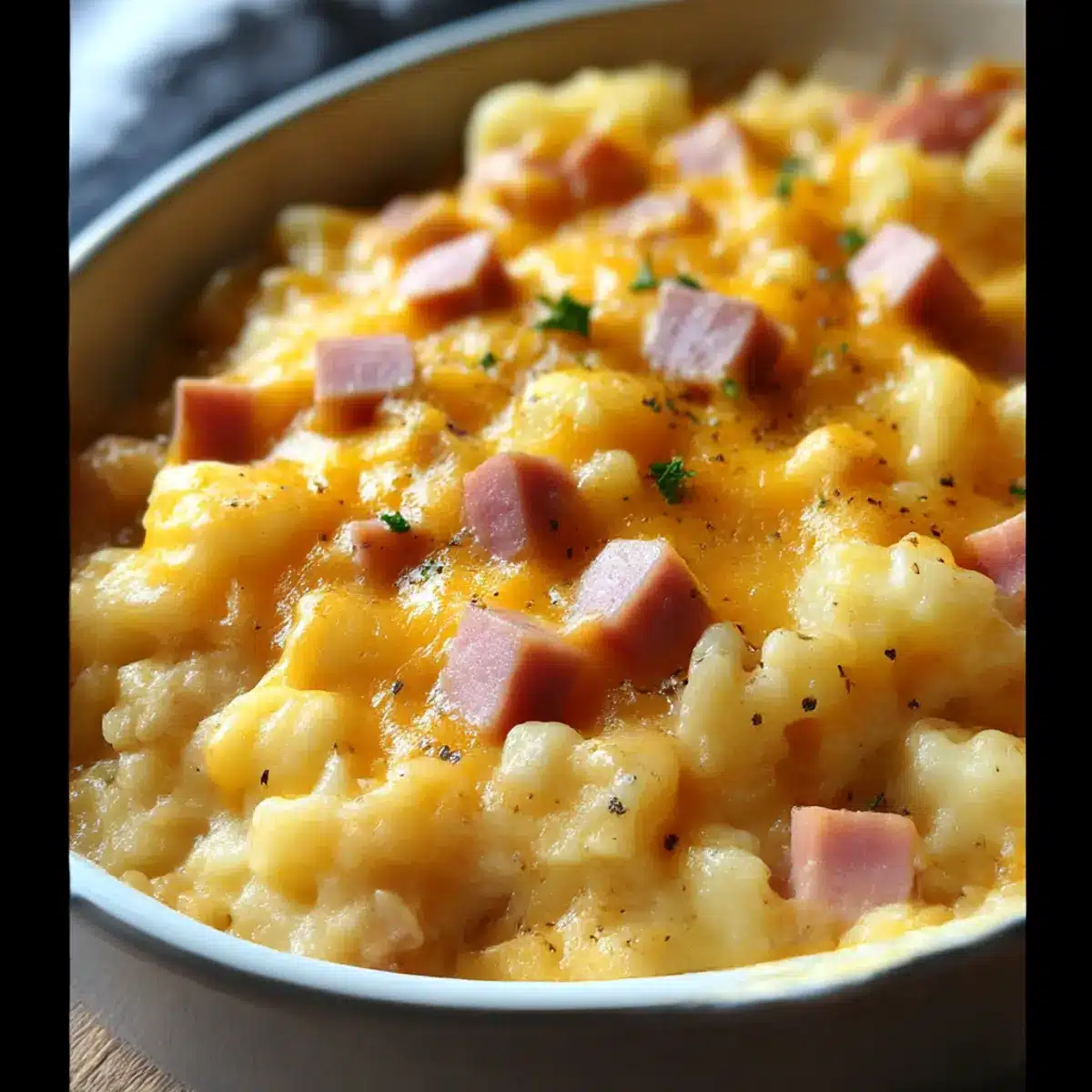 Crockpot Ham and Potato Casserole