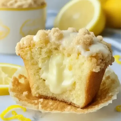Lemon Cream Cheese Muffins